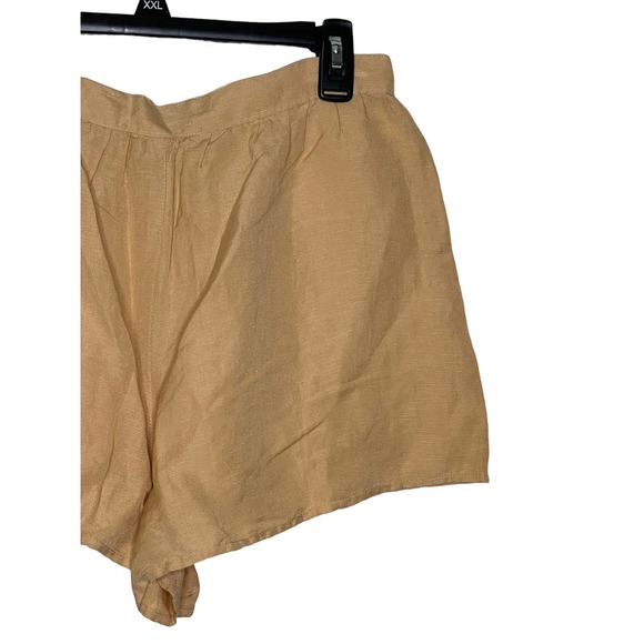 Amuse Society Women's Shorts Relaxed Fit Hi-Waist Woven Beige Medium NWT - Picture 5 of 8